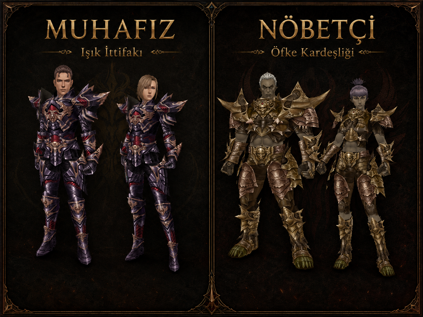 Muhafız ve Nöbetçi sınıfları