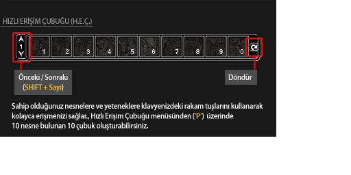 Kısa yol çubuğu